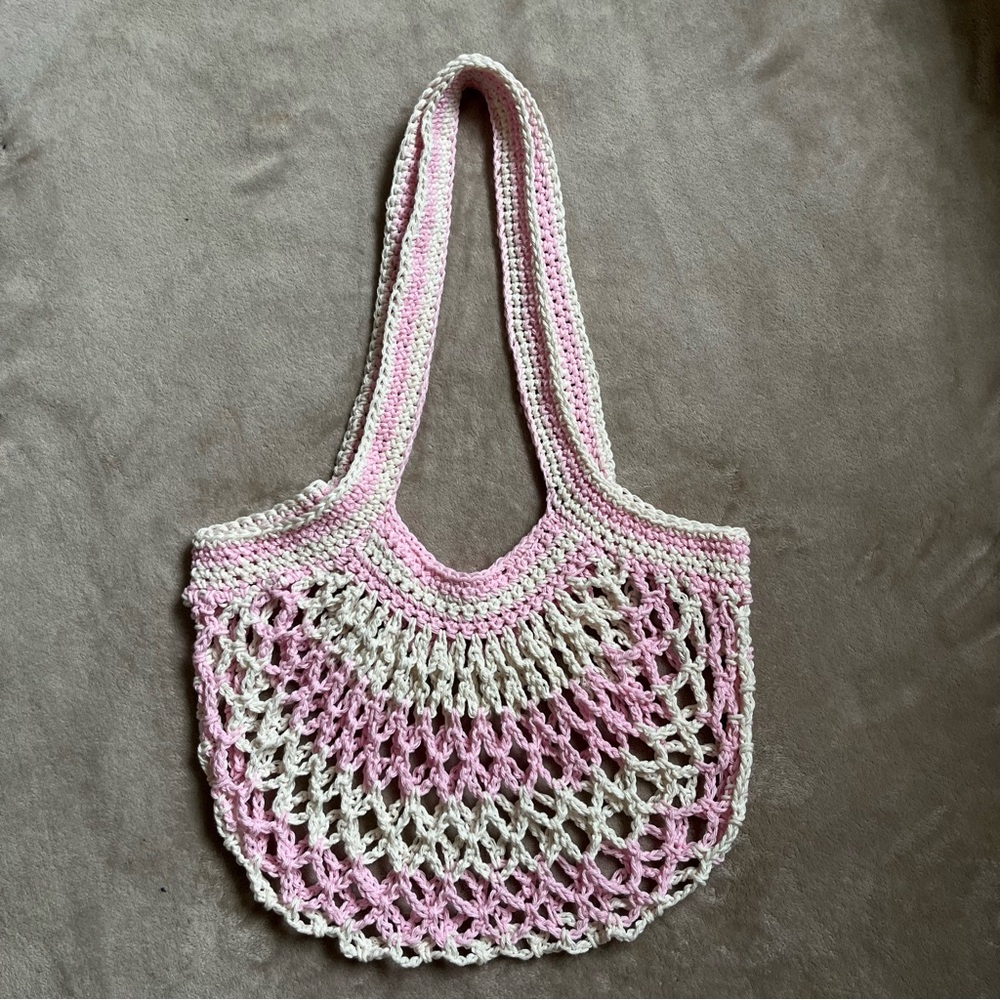 Handmade Crochet Mesh Bag
